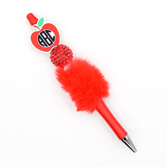 Red Teacher Charm Pen