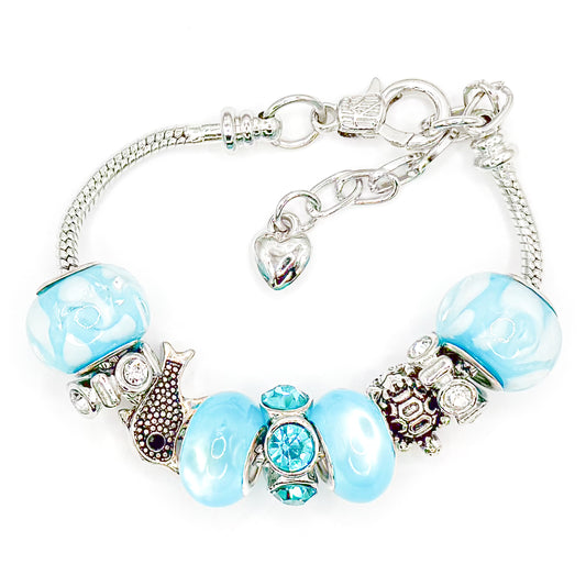 Blue Sky European Charm Bracelet
