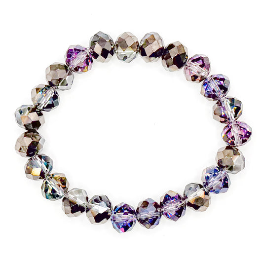Translucent Star Blast Glass Beaded Bracelet