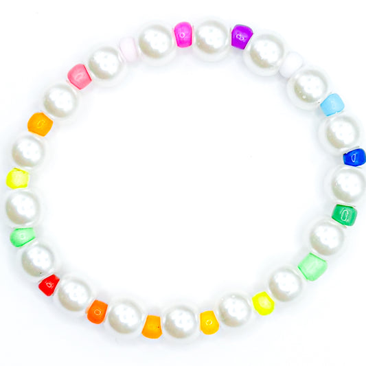 Colorful Summer Pearls Beaded Bracelet