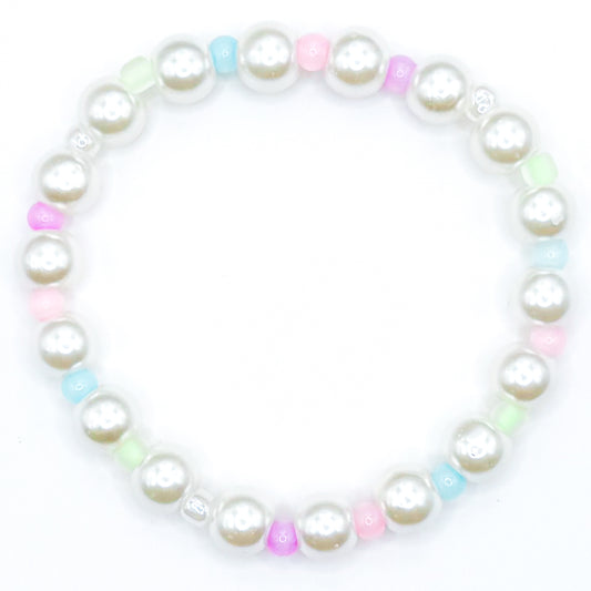 Pastel Summer Seed Beaded Bracelet