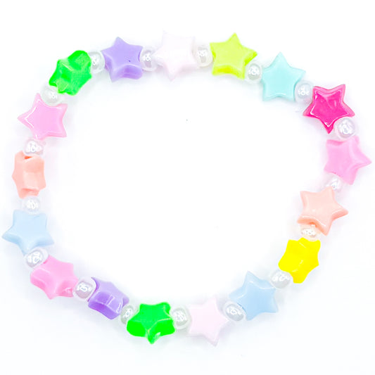 Rainbow Stars 1.0 Beaded Bracelet