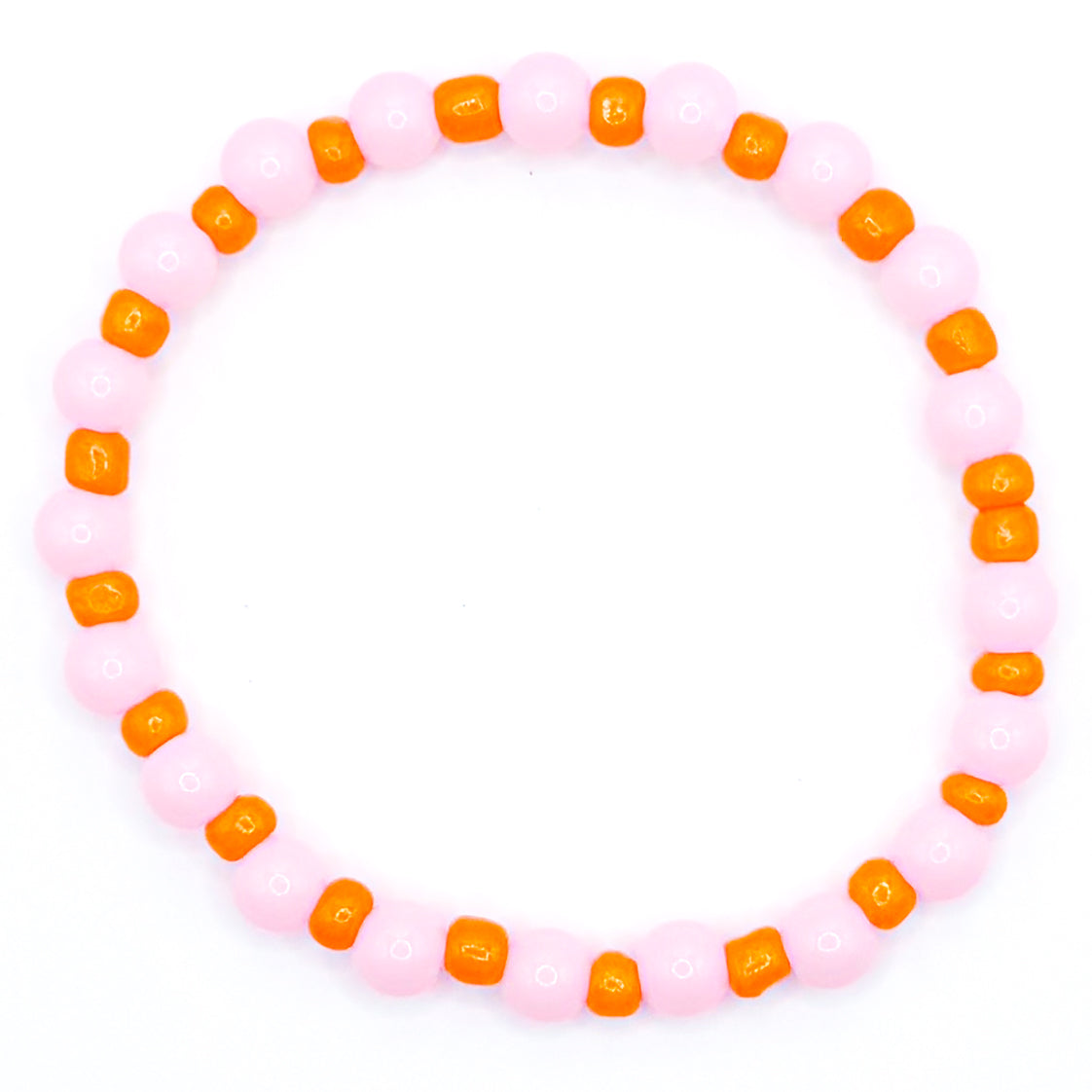 Summer Sunset Bubbles Beaded Bracelet