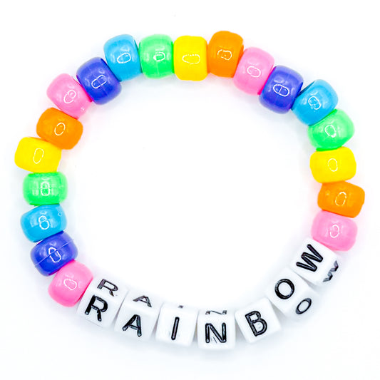 Colorful "Rainbow" Beaded Bracelet