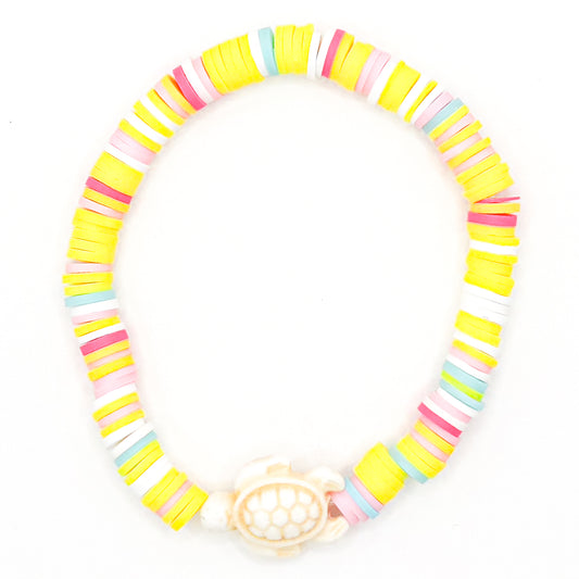 Turtle Sophia Clay Beaded Bracelet