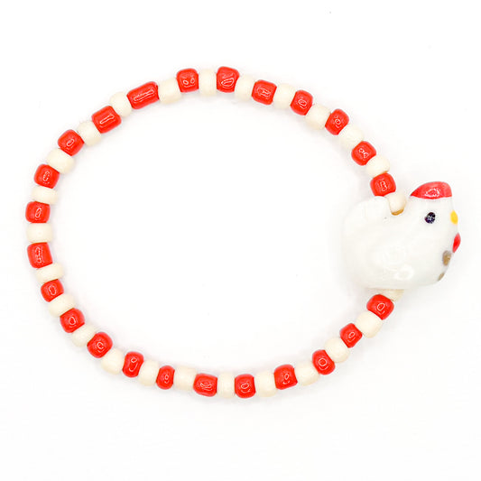 Summer Picnic Seed Beaded Bracelet