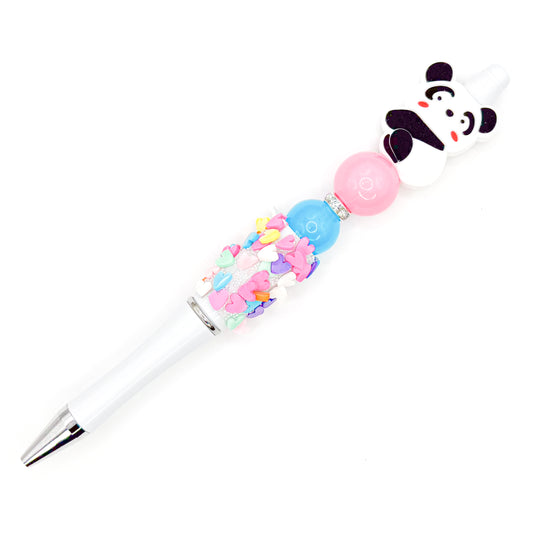 Panda Hearts Charm Pen