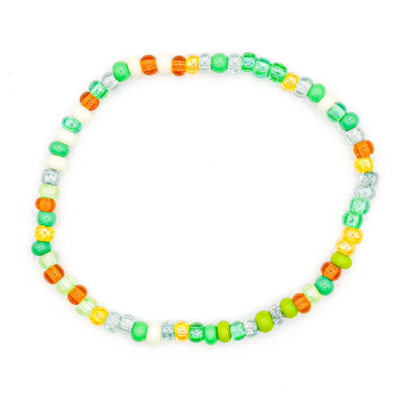 Rain Forest Seed Beaded Bracelet