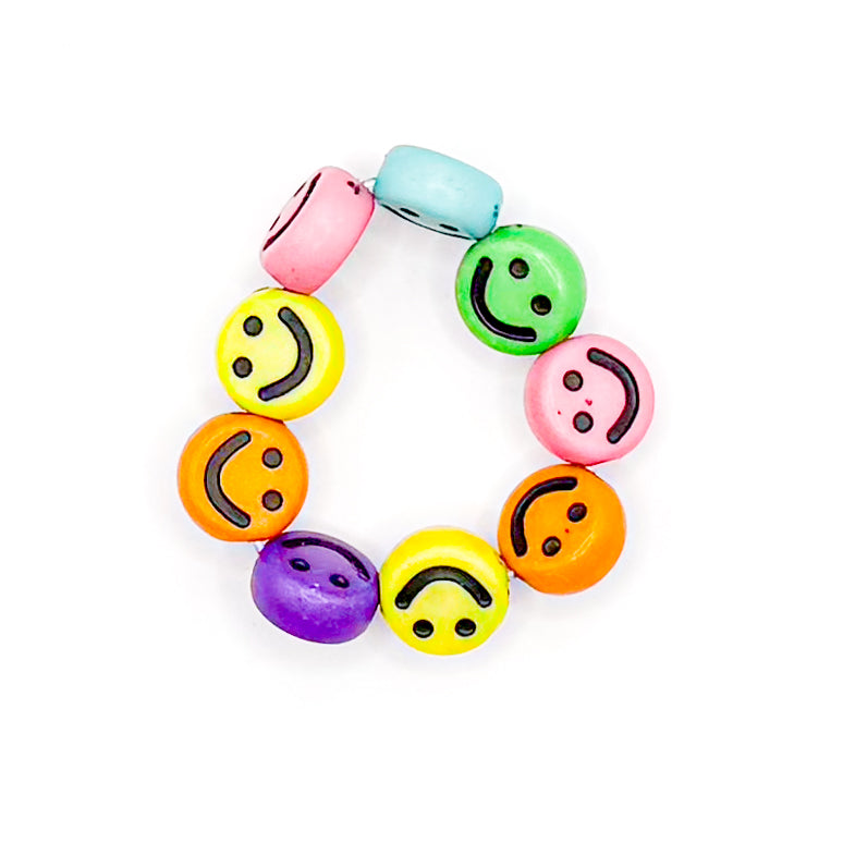 Rainbow Smiley Ring