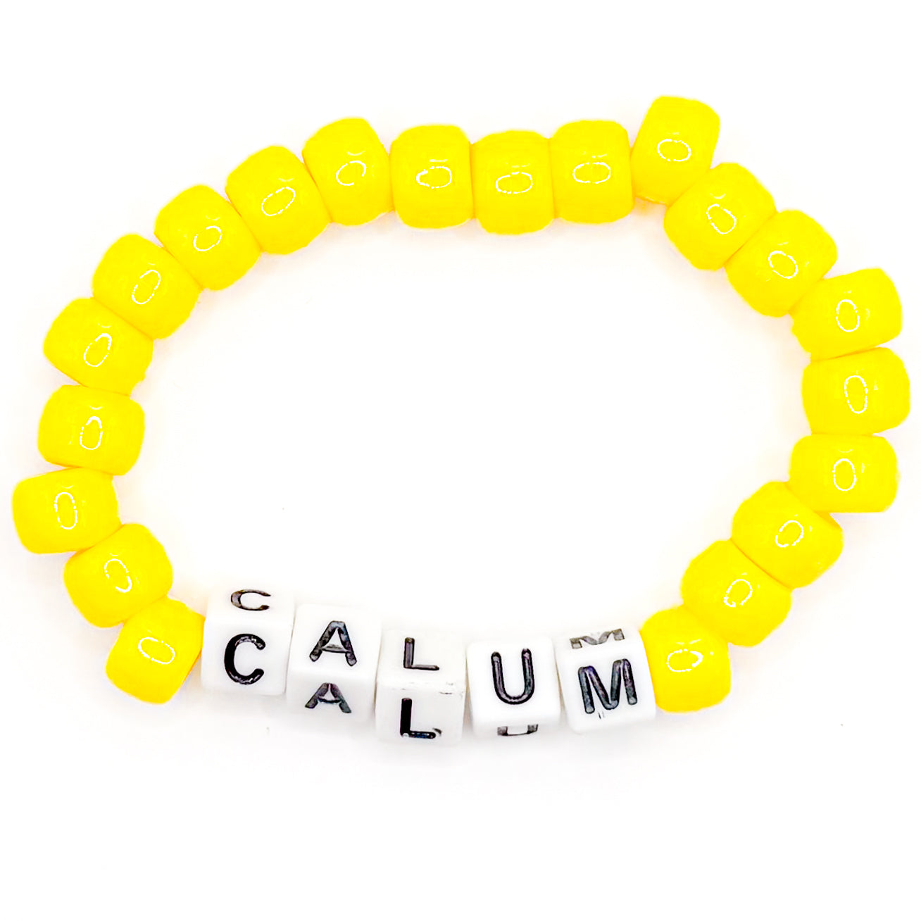 Yellow "Calum" Beaded Bracelet