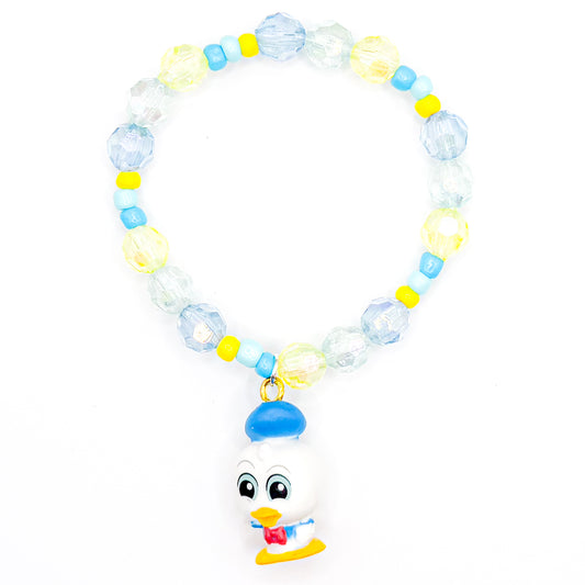 Mr. Duck Glass Beaded Bracelet