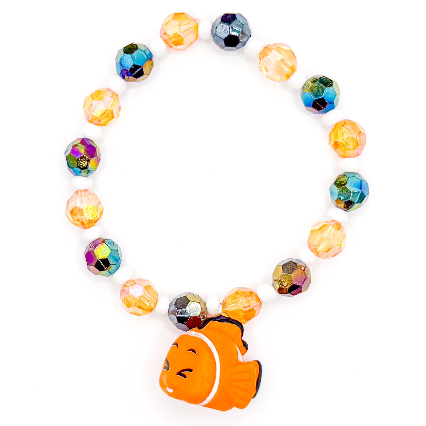 Little Fishy Glass Beaded Bracelet