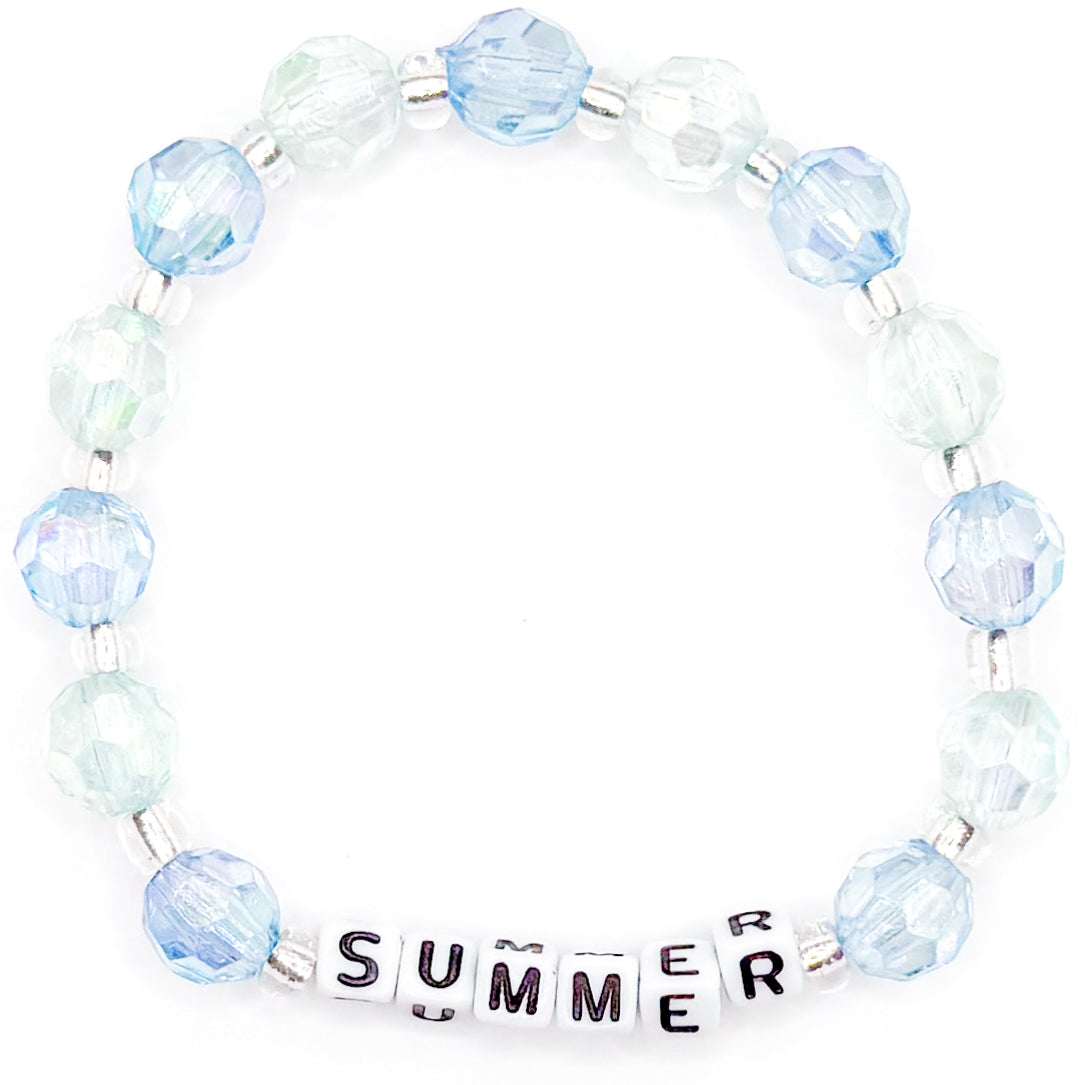"Summer" Ocean Beaded Bracelet