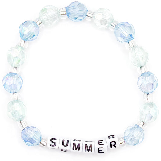 "Summer" Ocean Beaded Bracelet