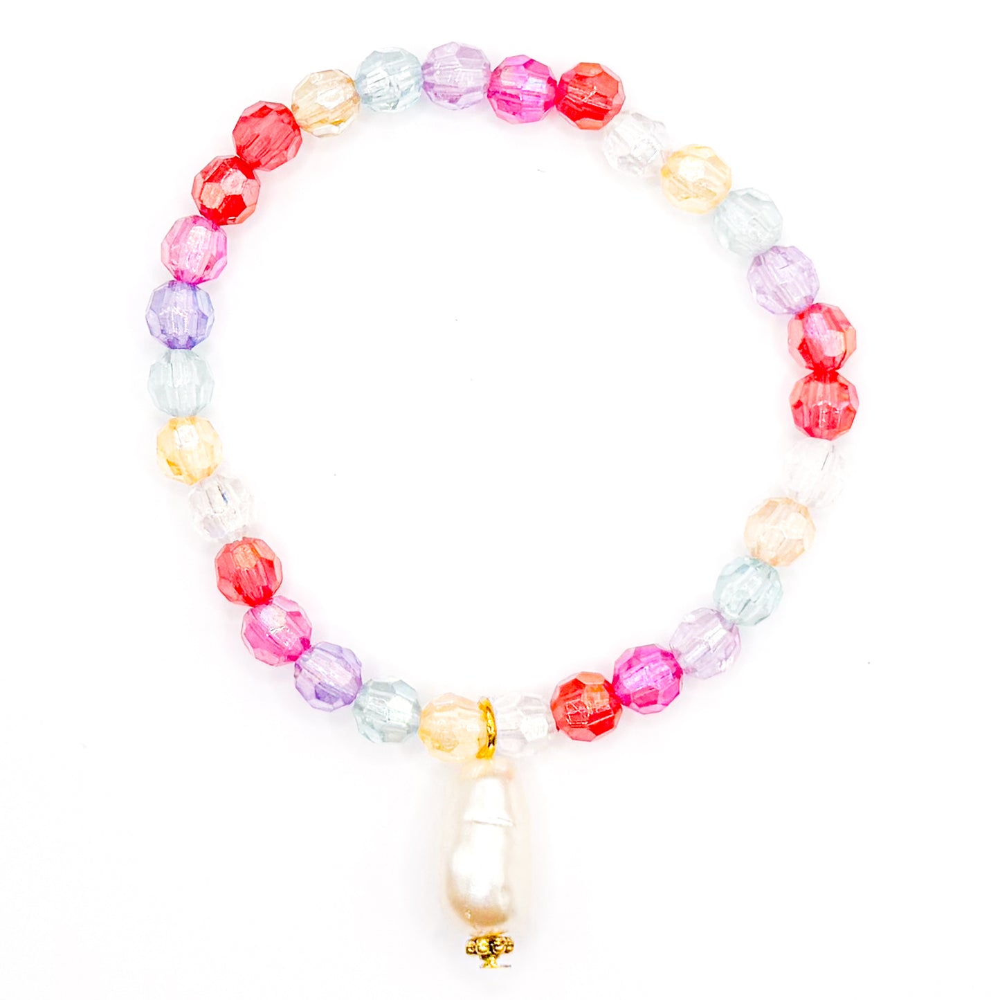 Colorful Ocean Pearl Beaded Bracelet