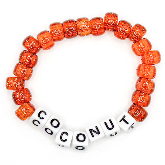 Brown "Coconut" Beaded Bracelet