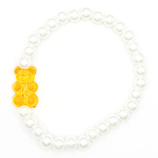 Orange Sugar Rush Pearl 2.0 Beaded Bracelet