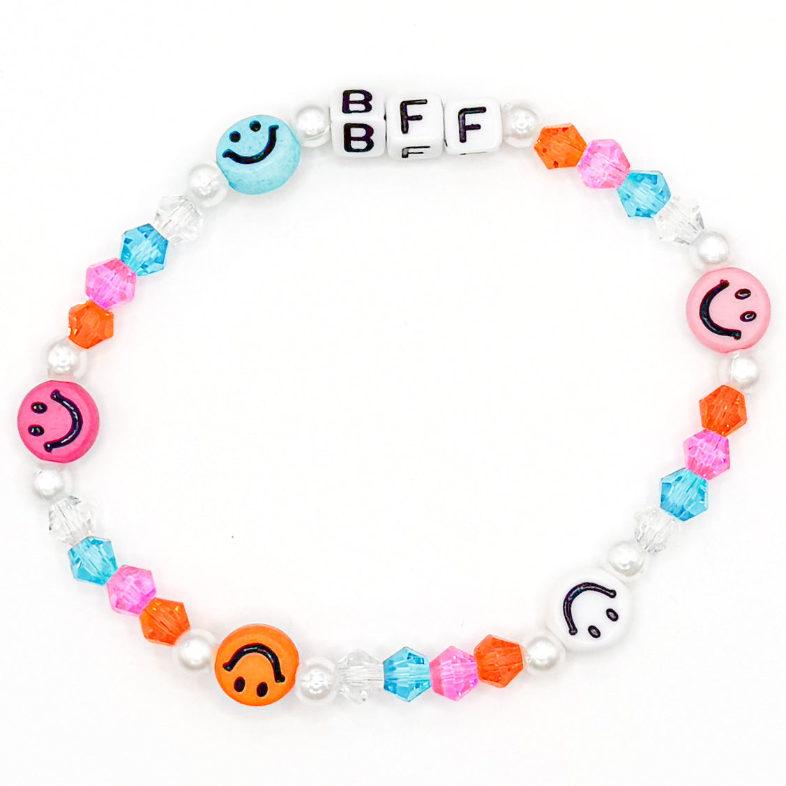 Colorful "BFF" Bead Buddy Bracelet