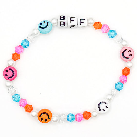 Colorful "BFF" Bead Buddy Bracelet