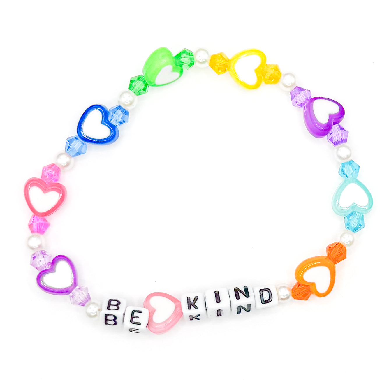 Colorful "Be Kind" Bead Buddy Bracelet