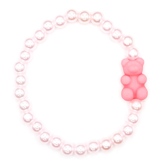 Neon Pink Sugar Rush Beaded Bracelet