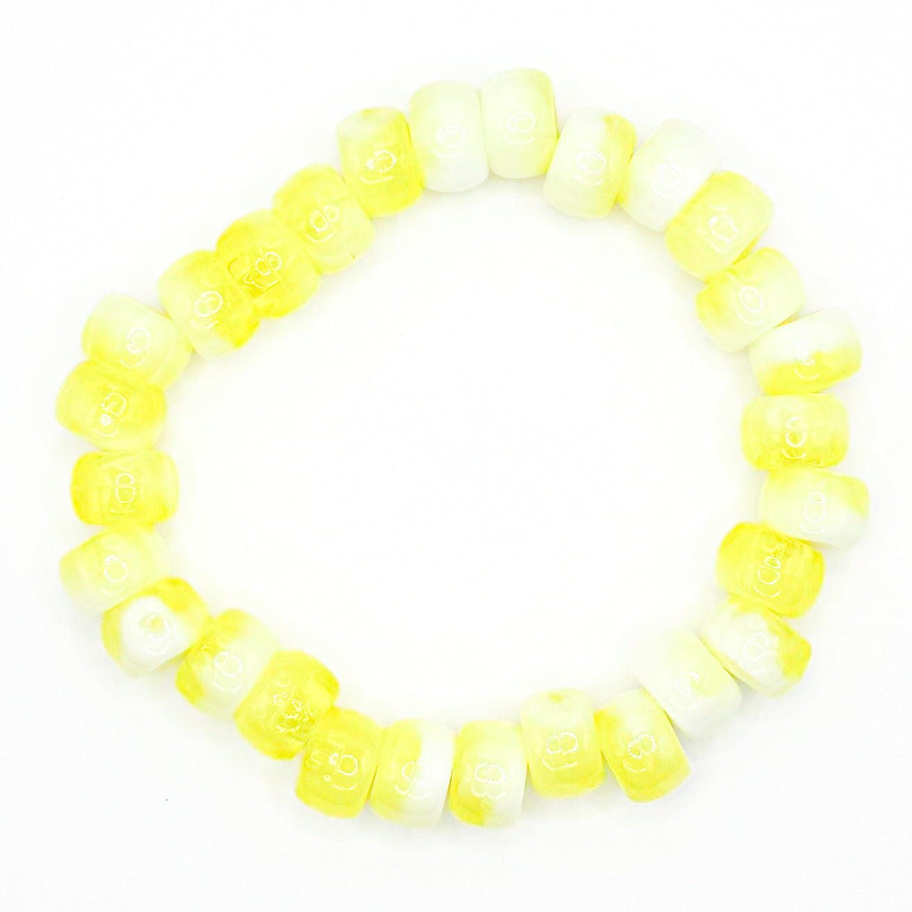 Yellow Pony Beaded Bracelet