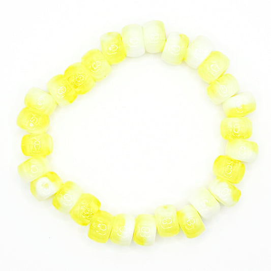 Yellow Pony Beaded Bracelet