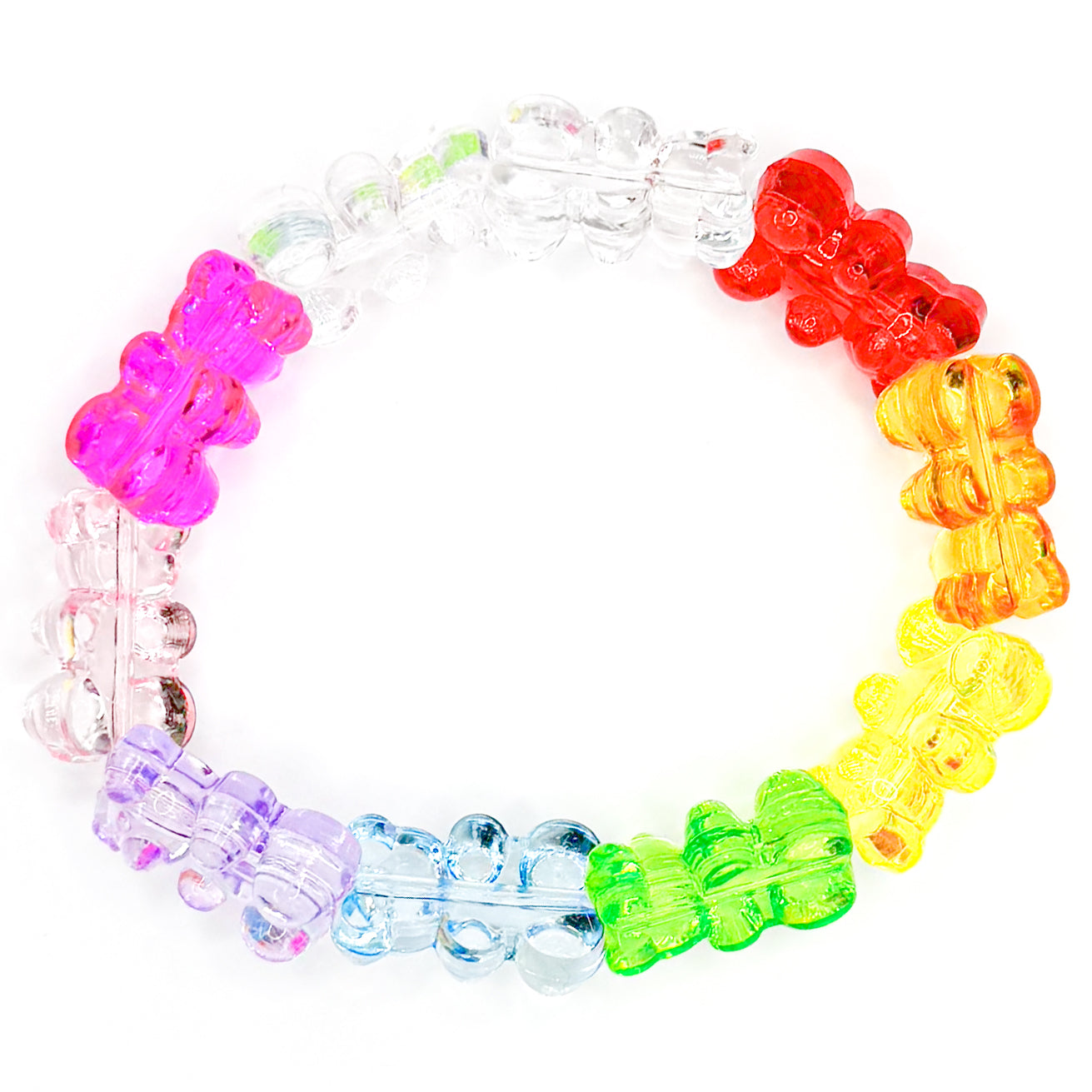 Rainbow Sugar Rush Beaded Bracelet