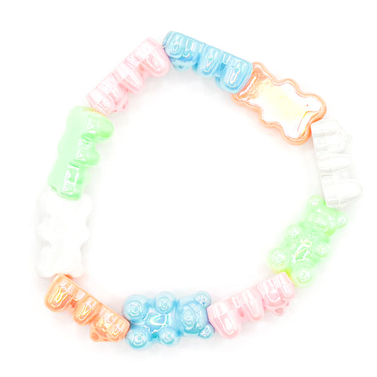 Neon Gummy Sugar Rush Beaded Bracelet