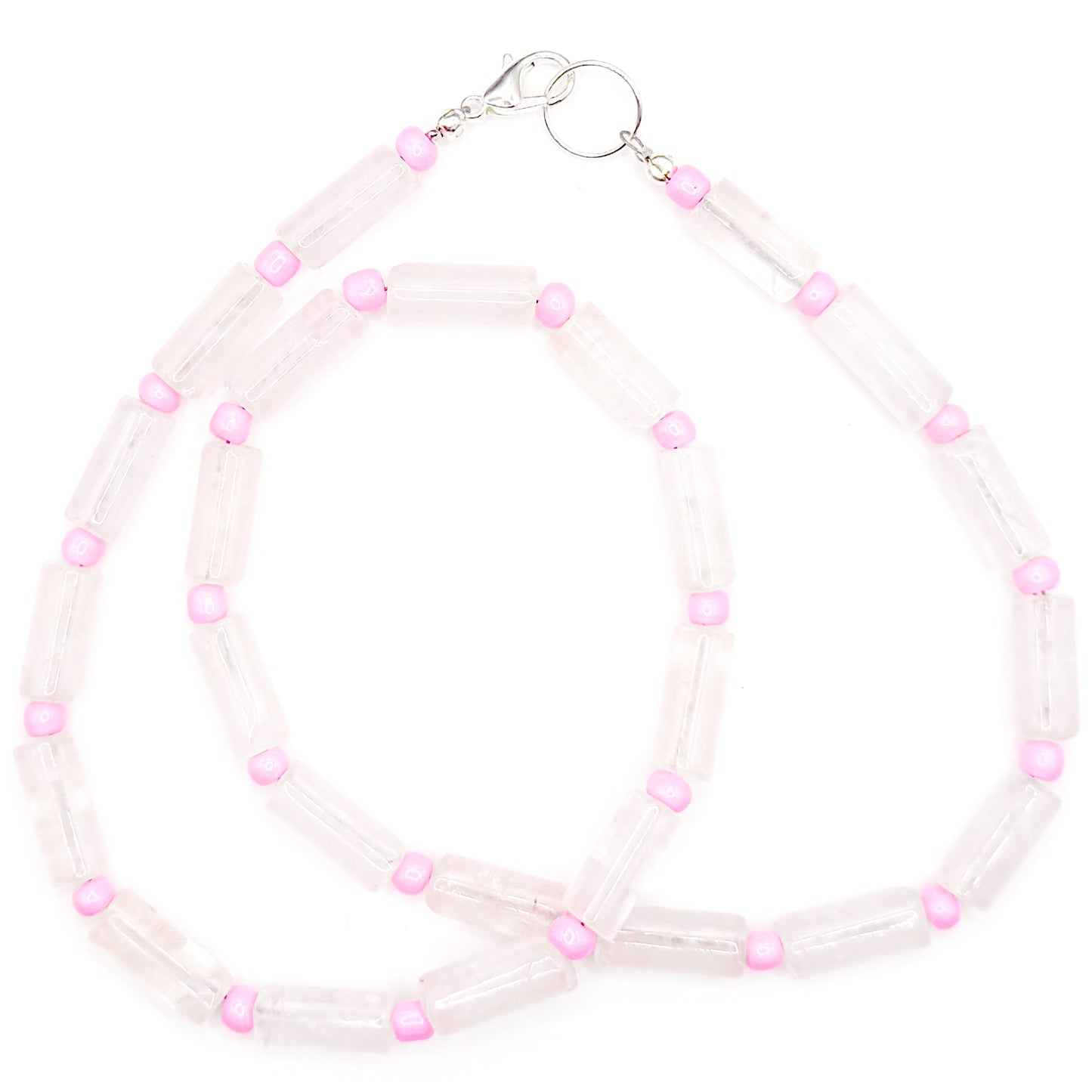 Preppy Pink 18 Inch Necklace