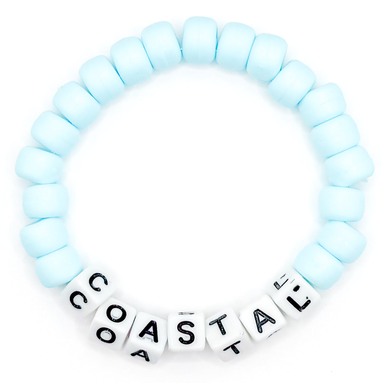 Blue "Coastal" Beaded Bracelet