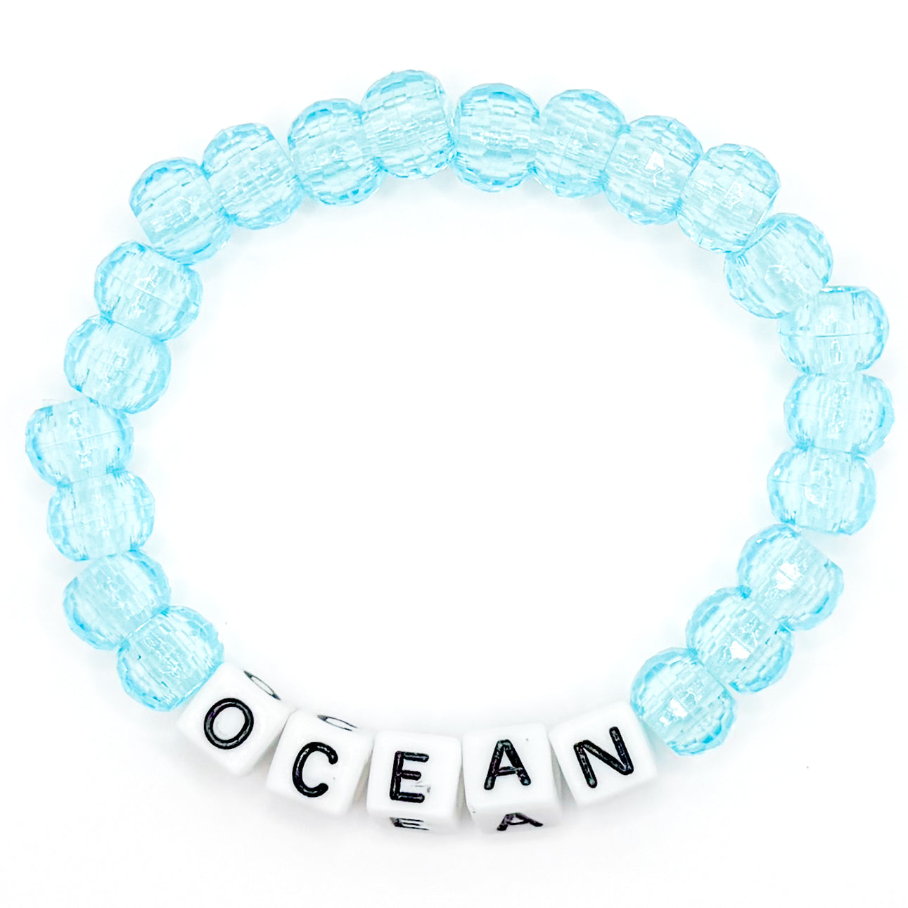 Blue "Ocean" Beaded Bracelet