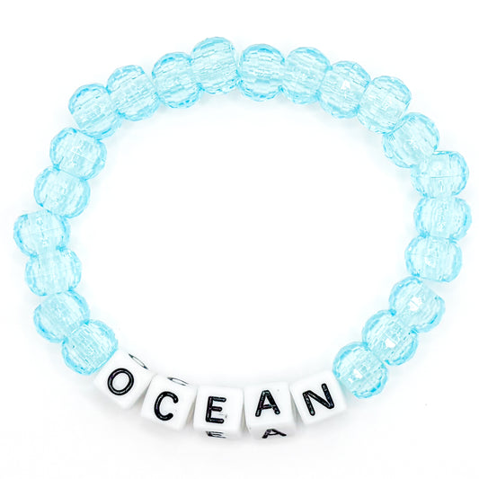Blue "Ocean" Beaded Bracelet