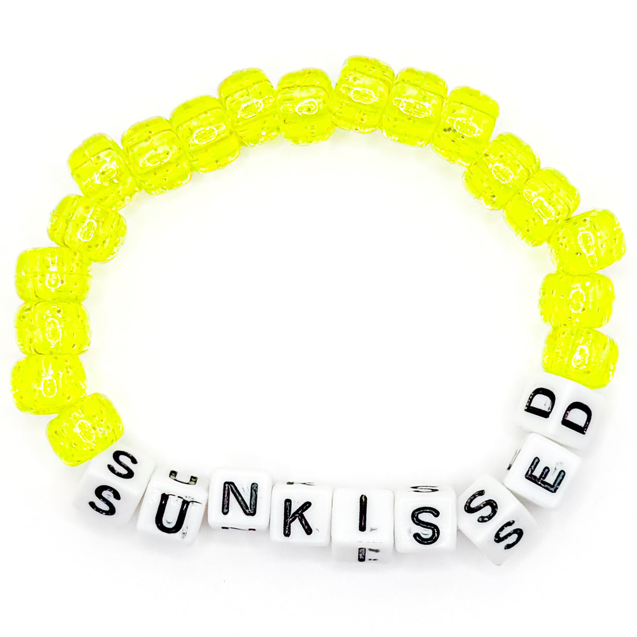 Yellow "Sunkissed" Beaded Bracelet