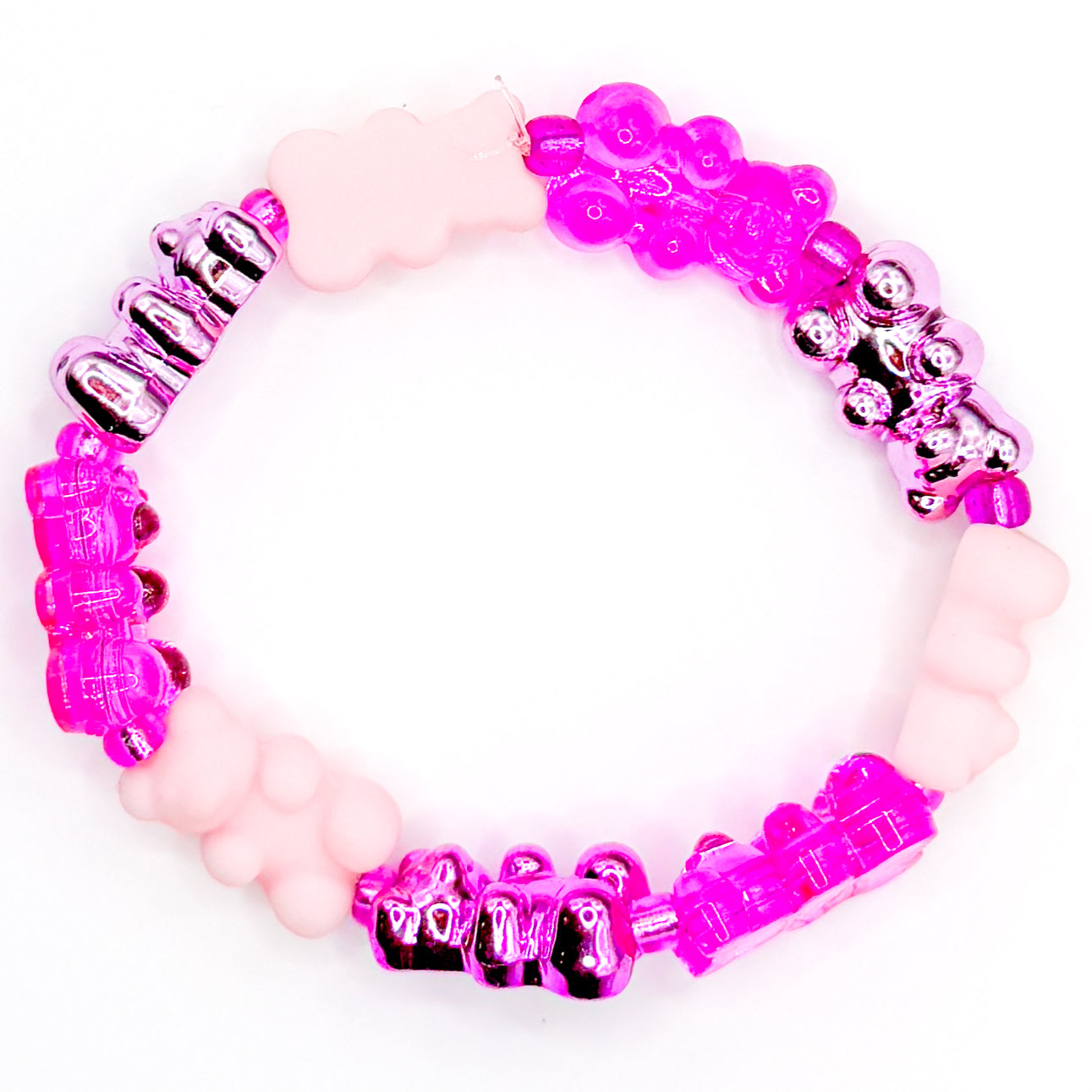 ALL Pink Sugar Rush Beaded Bracelet