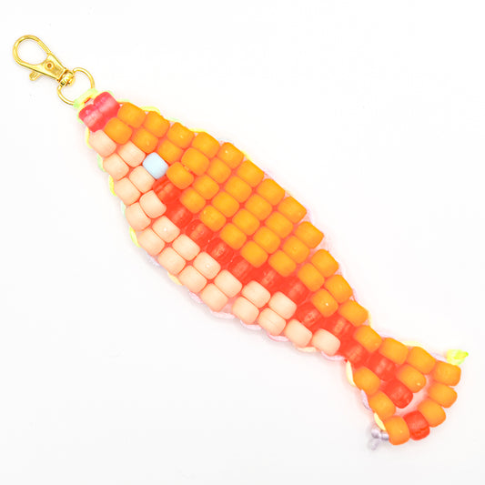 Orange Fish Bag Charm