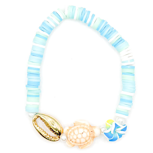 Ohana Aloha Clay Beaded Bracelet