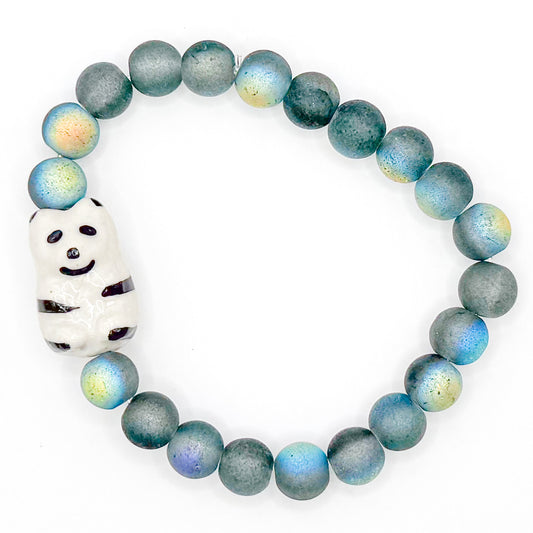 Zen Panda 1.0 Glass Beaded Bracelet