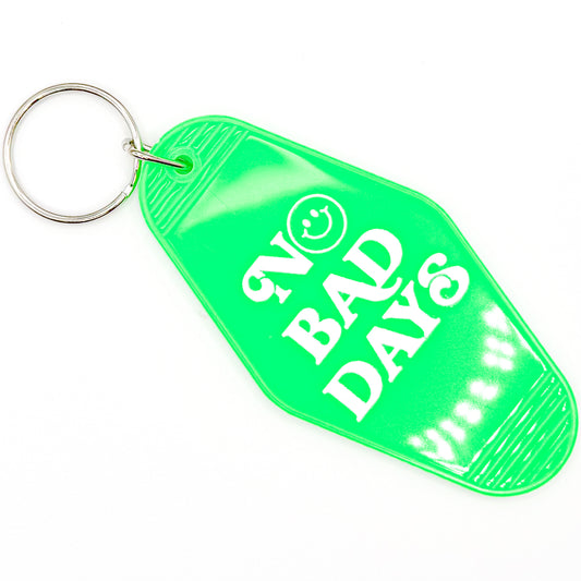 Green "No Bad Days" Keychain