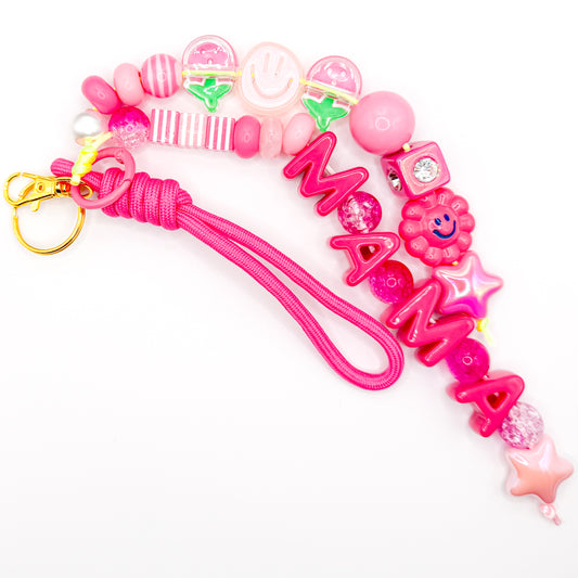 "MAMA" Pink Bag Charm