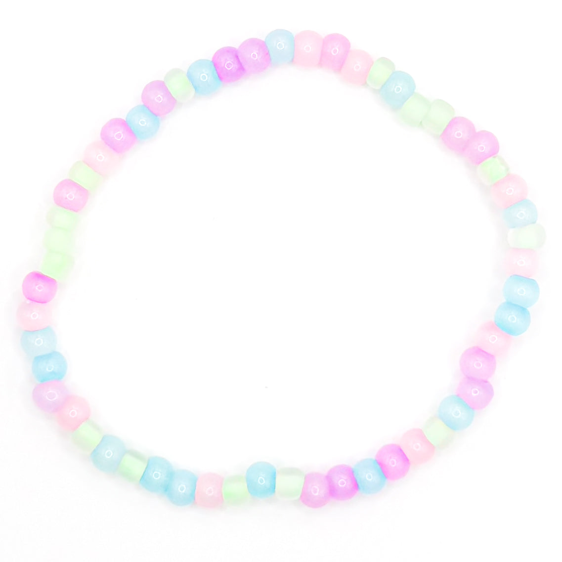 Pastel Jelly Seed Beaded Bracelet