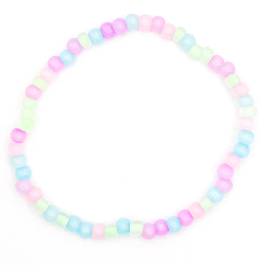 Pastel Jelly Seed Beaded Bracelet
