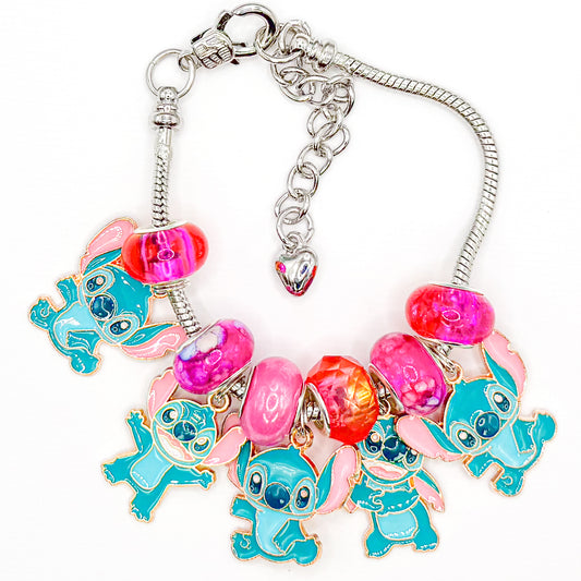 Little Blue Guy 2.0  European Charm Bracelet