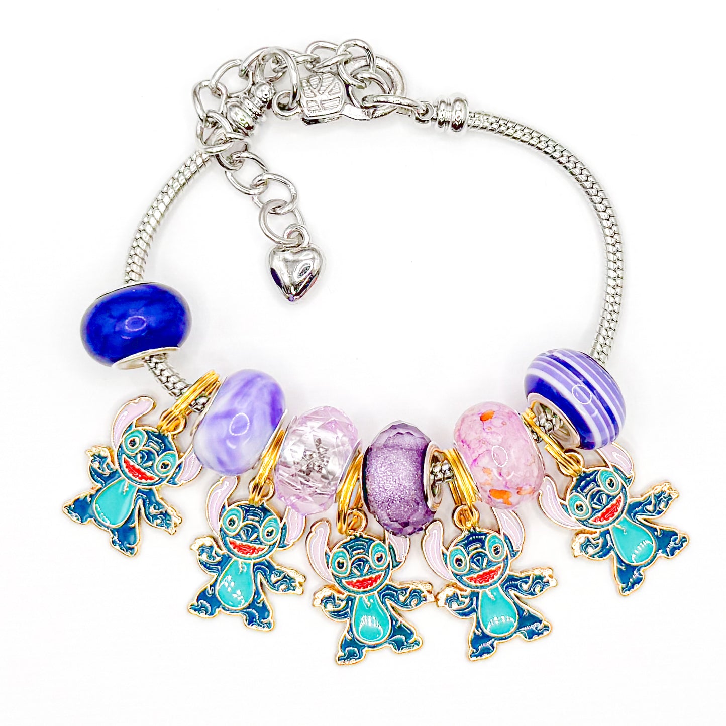 Little Blue Guy European Charm Bracelet