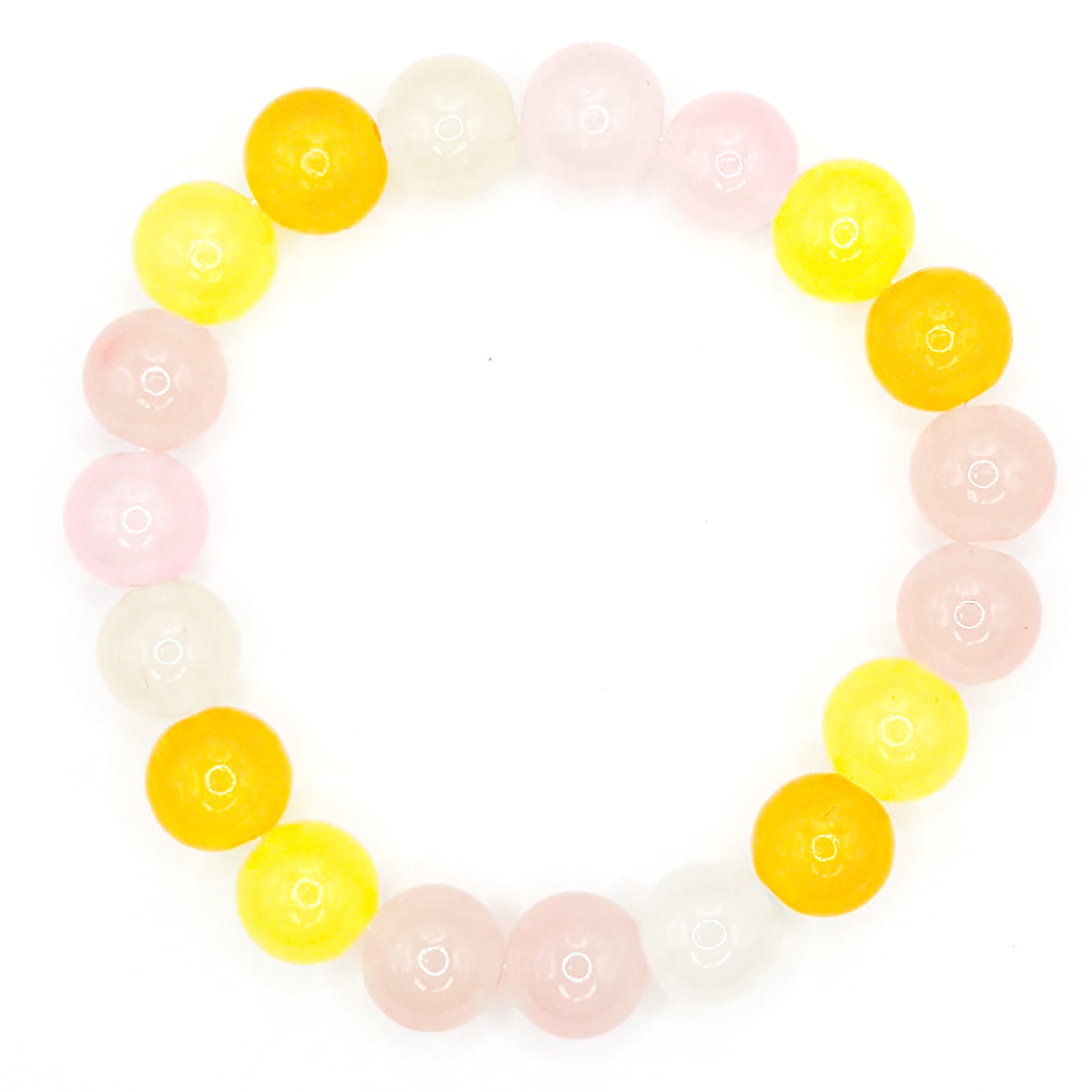 Sunset POP Glass Beaded Bracelet