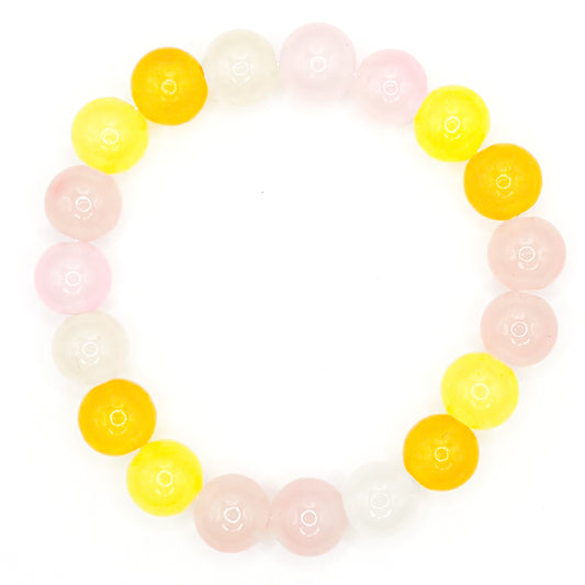 Sunset POP Glass Beaded Bracelet