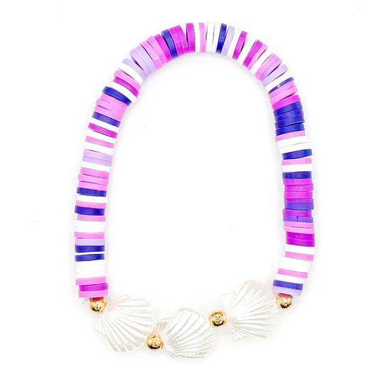 Shelly Seabreeze Sparkle Clay Beaded Bracelet