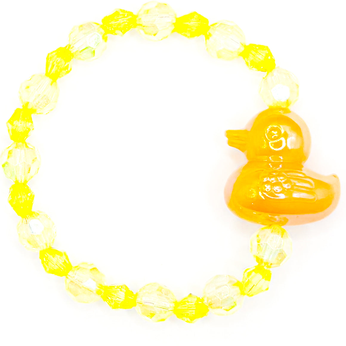 Yellow Bubbles the Bead Buddy Beaded Bracelet