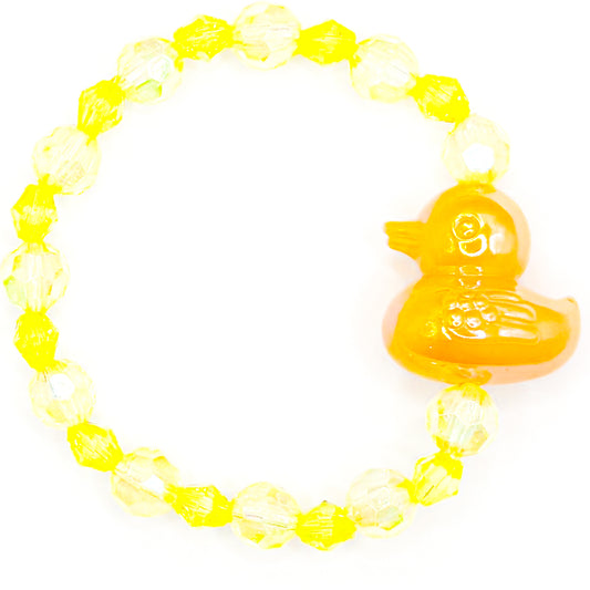 Yellow Bubbles the Bead Buddy Beaded Bracelet
