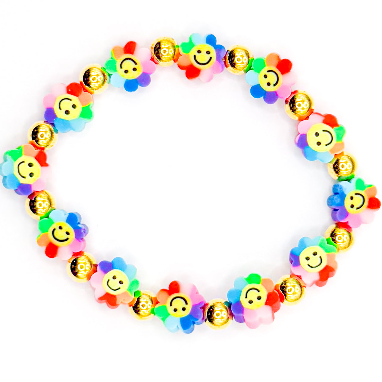 Summer Flower Smiles 2.0 Beaded Bracelet